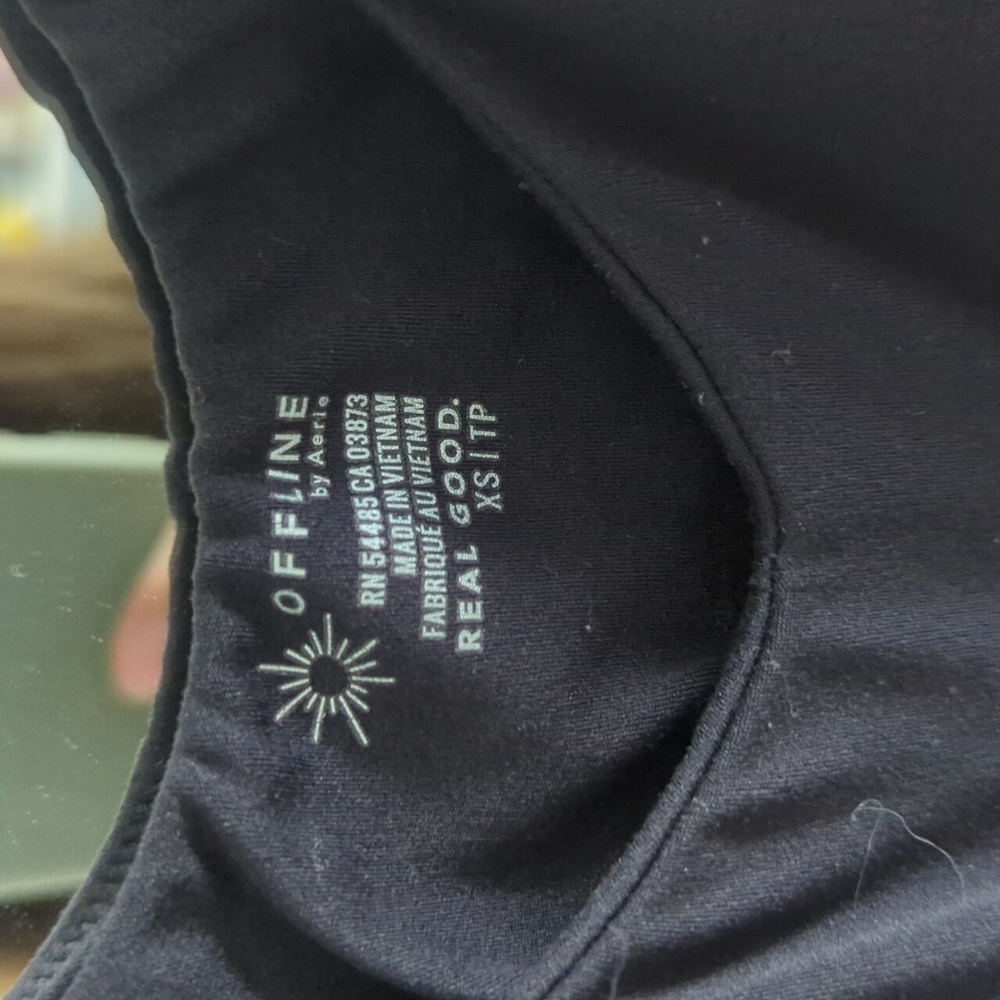 Aerie Size XS Black Tennis Dress - Picture 2 of 4